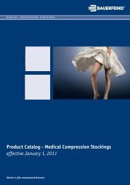 Product Catalog - Medical Compression Stockings ... - Bauerfeind