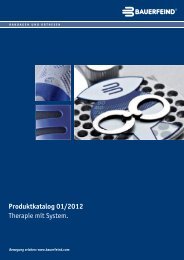 Produktkatalog Bandagen & Orthesen herunterladen - Bauerfeind AG