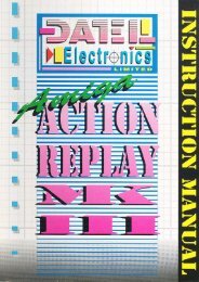 Manual Datel Action Replay Mk3 - Amiga Hardware Database