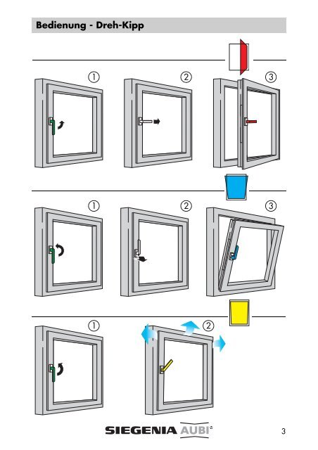 Siegenia Beschläge Bedienungs- und ... - Huber Fenster