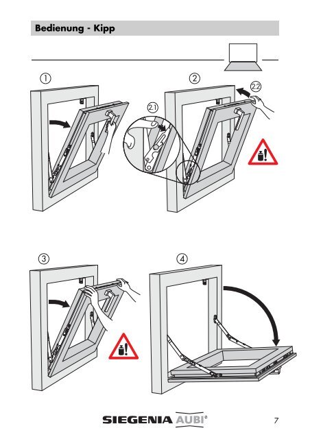 Siegenia Beschläge Bedienungs- und ... - Huber Fenster