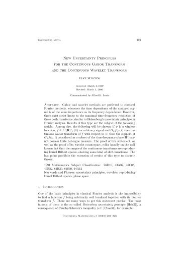 New Uncertainty Principles for the Continuous Gabor Transform and ...