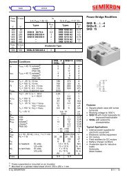 Power Bridge Rectifiers SKB B . . /. .-4 SKBa B . ./. .-4 SKB 15