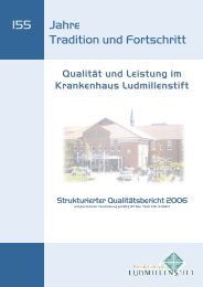 Strukturierter Qualitätsbericht 2006 - im Krankenhaus Ludmillenstift