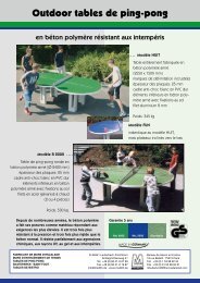 Outdoor tables de ping-pong - Maillith