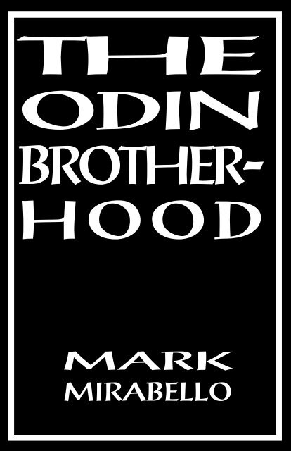 MARK MIRABELLO - Odin Brotherhood