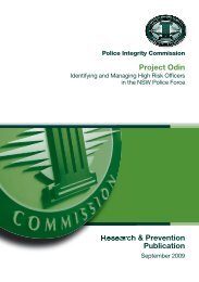 Project Odin Report.pdf - Police Integrity Commission - NSW ...