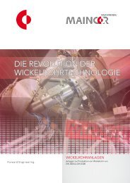 Die Revolution DeR WickelRohRtechnologie