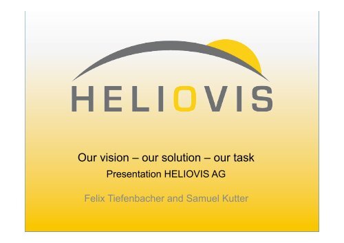 Our vision – our solution – our task - NachhaltigWirtschaften.at