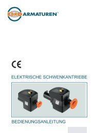 bedienungsanleitung elektrische schwenkantriebe - EBRO ...