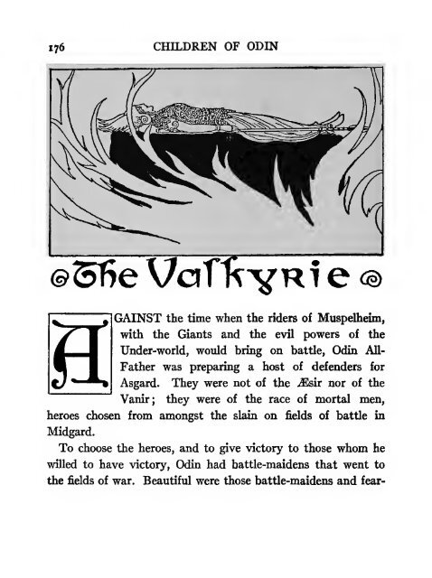 The children of Odin - Germanic Mythology