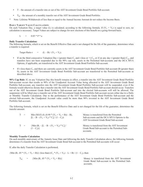 Prudential Premier Retirement Variable Annuities