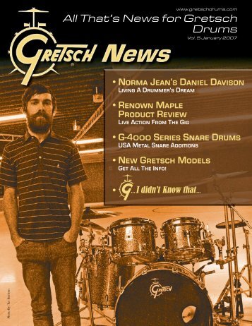 All That's News for Gretsch Drums