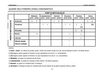 Fonemes consonàntics