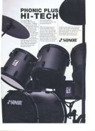 1985 Phonic series german+english - Sonor