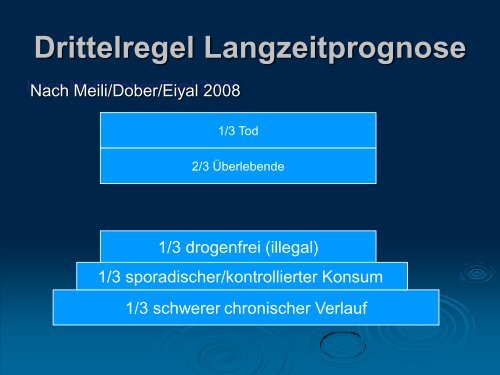 Substitution und Drogenfreiheit (Dr. Manfred Nowak ... - Ludwigsmühle