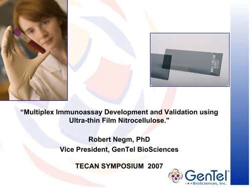 “Multiplex Immunoassay Development and Validation using ... - Tecan
