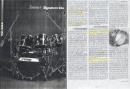 Fachblatt Musikmagazin 8/86: Signature Lite - Die Sonor-Signature