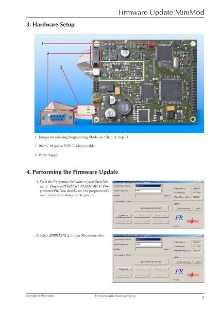 Firmware Update MiniMod - Maintech.de