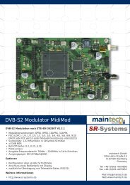 Infoblatt DVB-S2 Modulator MidiMod.pdf - maintech  GmbH