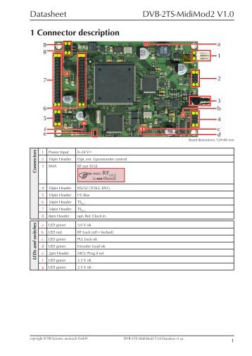 Datasheet DVB Modulator MidiMod.pdf - Maintech.de