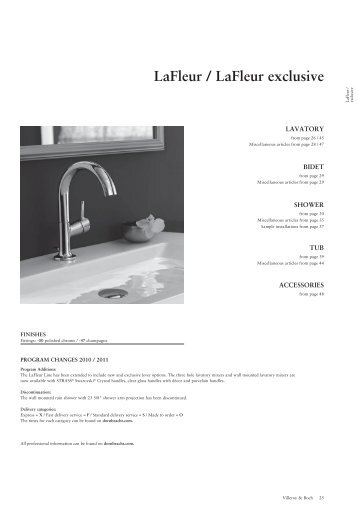 2011-villeroy+boch-by-dornbracht-LaFleur-pricelist-pdf - Hot2Cold