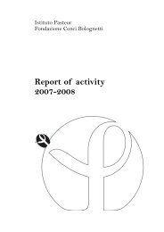 download report - Istituto Pasteur