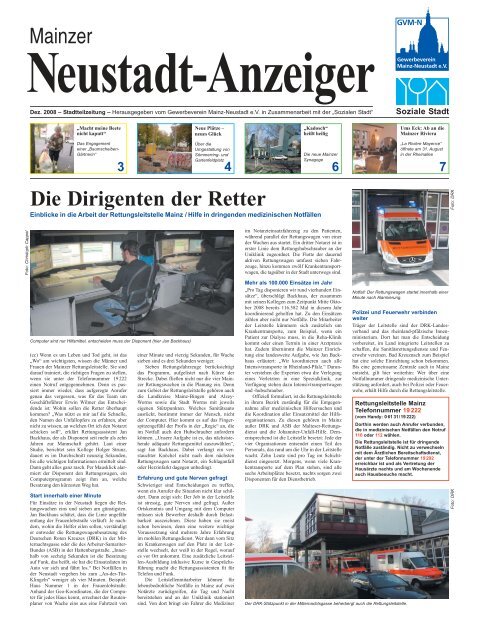 Mainzer Die Dirigenten der Retter - Mainz-Neustadt.de