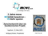 2 Jahre move: MObilität bewahren - VErkehr sparen - Landkreis ...