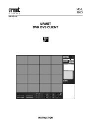 URMET DVR DVS CLIENT - Grothe