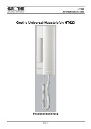 Grothe Universal-Haustelefon HT623