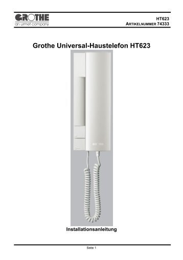 Grothe Universal-Haustelefon HT623