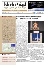 newsletter - Behörden Spiegel