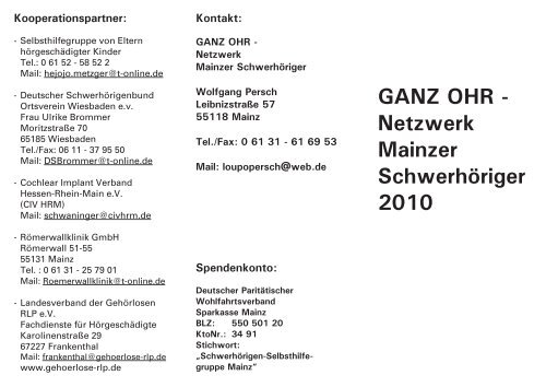 GANZ OHR - Mainz-Neustadt.de