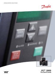 Danfoss VLT 2800 Drives Quick Guide - CTi Automation