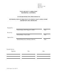 Mercury Analysis by Cold Vapor Atomic Absorption - GESAMP