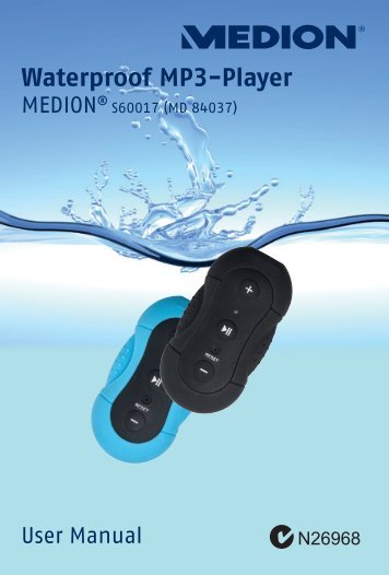 Waterproof MP3-Player - Medion
