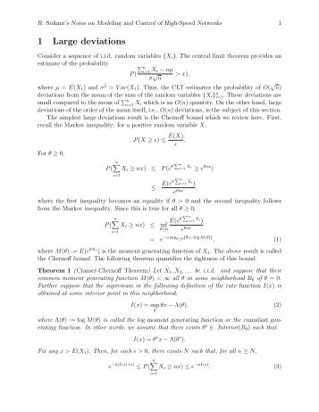 Chernoff bound, Cramer's Theorem