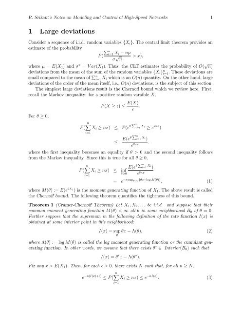 Chernoff bound, Cramer's Theorem