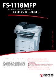 PDF-Datenblatt: Kyocera FS-1118MFP