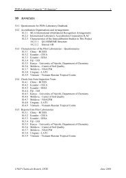 Structure of final report - UNEP Chemicals