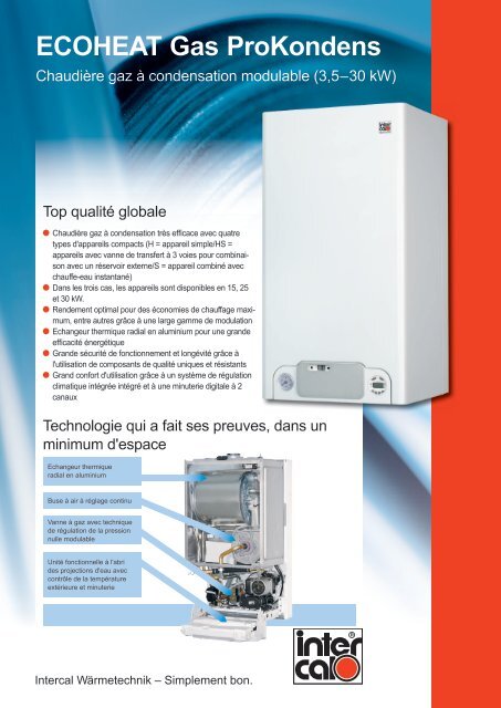 ECOHEAT Gas ProKondens - Intercal