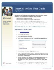 InterCall Online User Guide