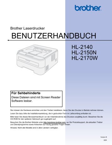 PDF-Datenblatt: Brother HL-2150N