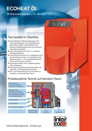 ECOHEAT Öl - Intercal