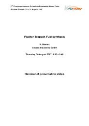 Fischer-Tropsch-Fuel synthesis - B.A.U.M. Consult GmbH