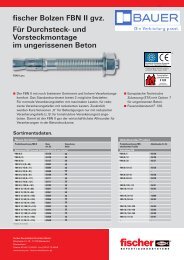 fischer Bolzen FBN II gvz. Für Durchsteck- und ... - Schrauben-Bauer