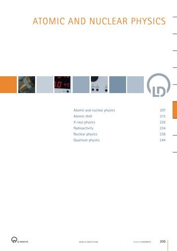ATOMIC AND NUCLEAR PHYSICS - Hiperlab