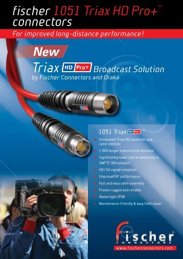 Fischer 1051 Triax HD Pro+ Connectors