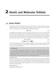 Atomic and Molecular Orbitals